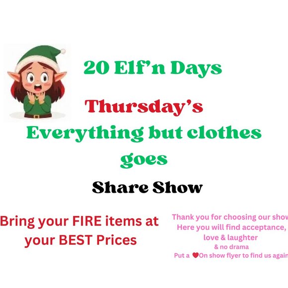 🍑Thursday's Everything Goes but Clothes Share Show💋Add2️⃣STAY 2 Run - Picture 1 of 16